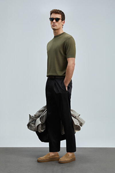 Lufian Spear Erkek Pamuklu Kazak Yeşil