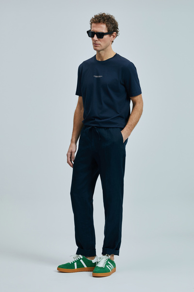 Lufian Karl Smart Erkek Chino Pantolon Slim Fit Lacivert
