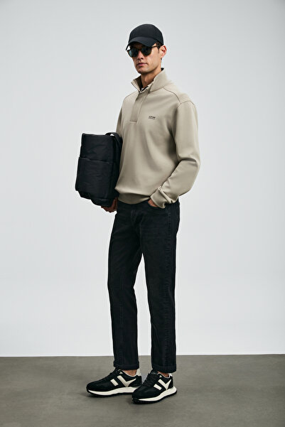 Lufian William Sport Jean Men's Trousers Slim Fit Black