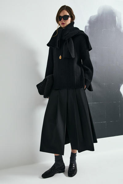 Lufian Tatum Kadın Kazak Siyah