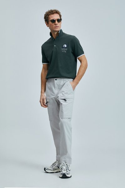 Lufian Respect Erkek Beach Jogger Pantolon Regular Fit Taş