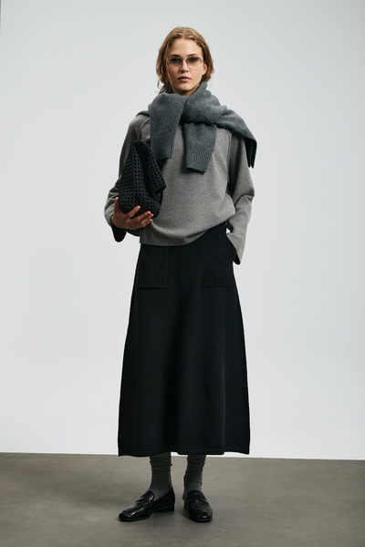 Lufian Alına Kadın Etek Siyah