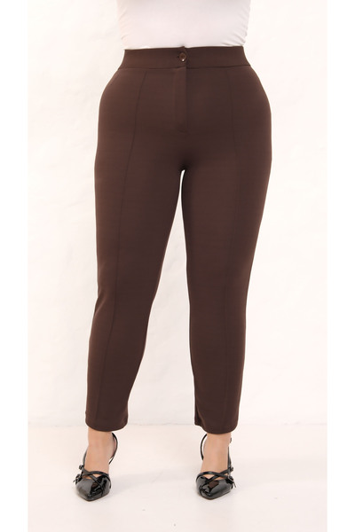 Paw Garage ελαστικό ύφασμα Παντελόνι με στενό πόδι μεγάλου μεγέθους, 4 εποχές, παντελόνι που συγκεντρώνει το σώμα