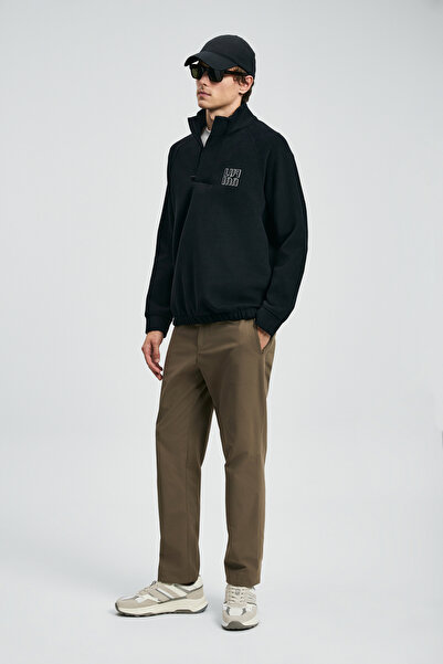 Lufian Hazel Erkek Sweatshirt Siyah