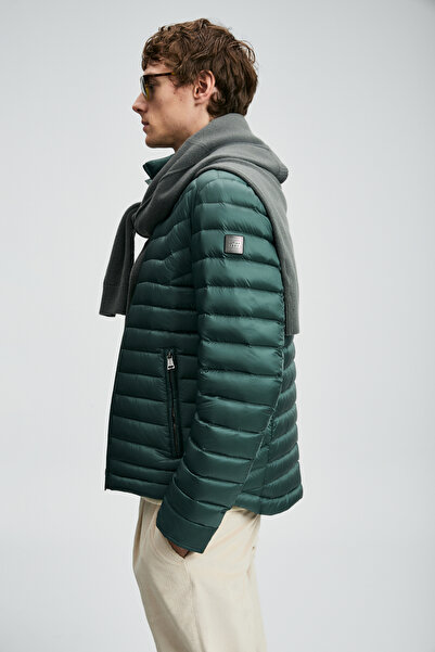 Lufian Andy Goose Feather Men's Coat Green