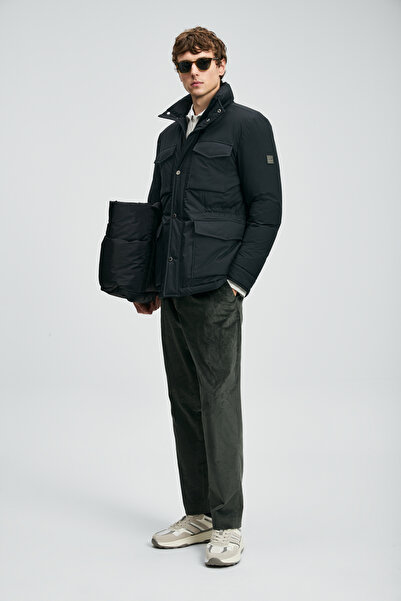 Lufian Edgar Goose down Men's Coat Black