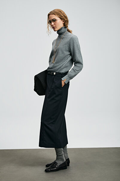 Lufian Γυναικεία φούστα Emily Navy Blue