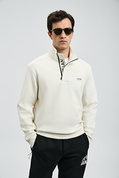 Lufian Ανδρικό φούτερ Wonder Ecru