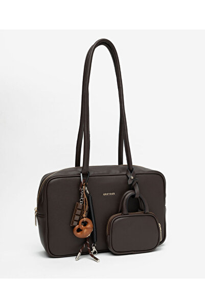 Greyder Kadın Kahverengi Omuz Çantası 5K2CN69772