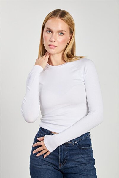 BARRELS AND OIL Women's Reglon Sleeve Bodysuit - White