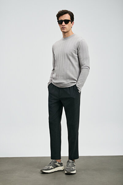 Lufian Maxima Smart Men's Chino Pants Slim Fit Anthracite