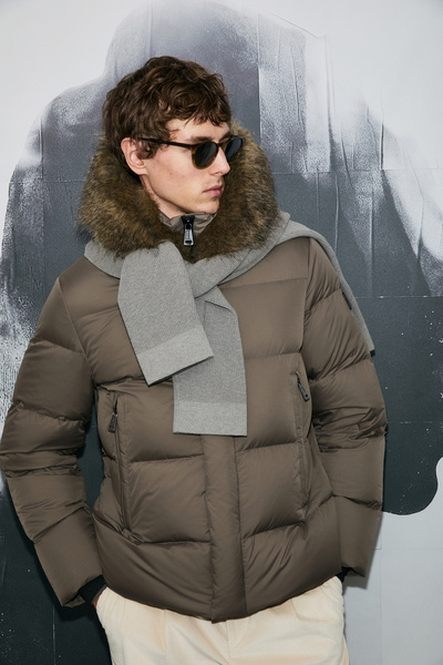 Lufian Josep Kaz Feather Men's Coat Earth