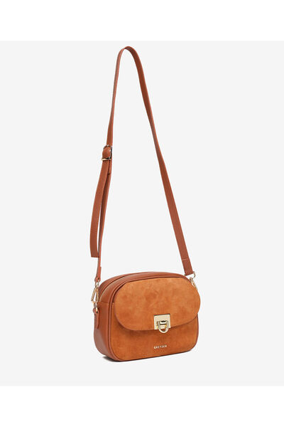 Greyder Women's Tan Genuine Leather Crossbody Bag 5K2Cn69757