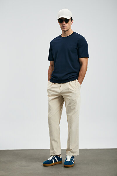 Lufian Ανδρικό μπλουζάκι Roland Basic Navy Blue