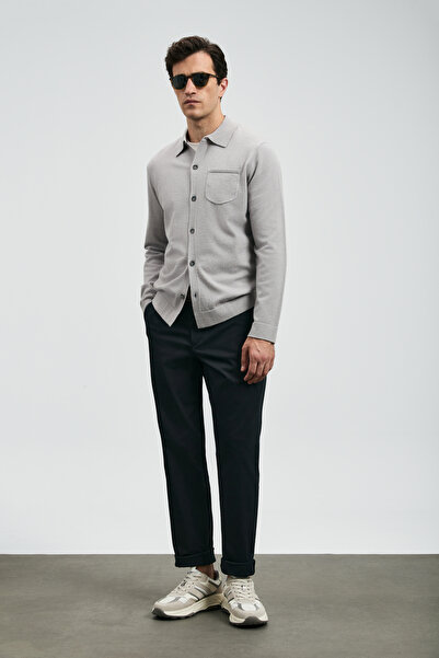 Lufian Rumi Smart Men's Chino Pants Slim Fit Black