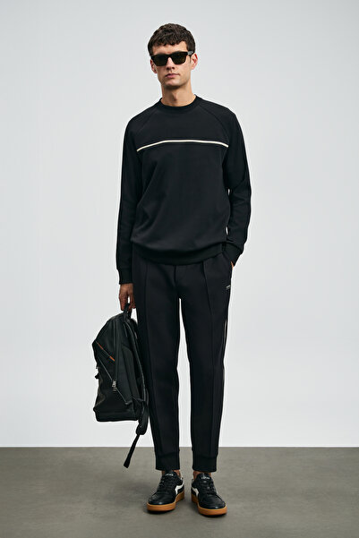 Lufian Cosmo Erkek Sweatshirt Siyah