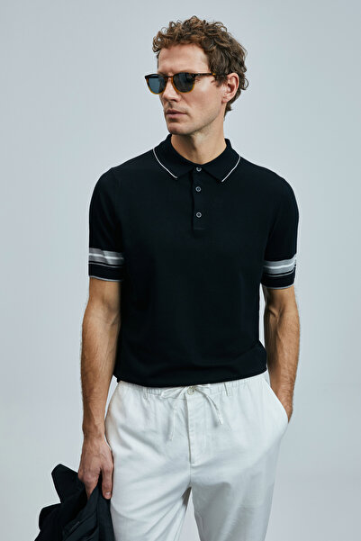 Lufian Noah Erkek Modal Karışımlı Kazak Siyah