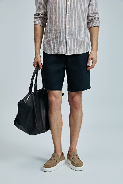 Lufian Peler Sports Ανδρικό σορτς Chino Slim Fit Μαύρο