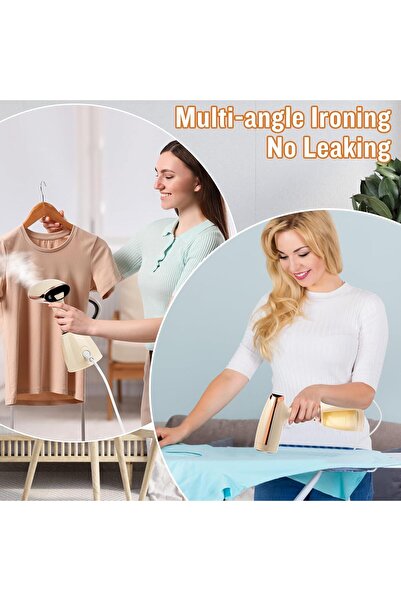 fulina Handheld Steamer for Clothes,30S Fast Heat-up,1500W,280ml with Brush Measure Cup,for All Fabrics