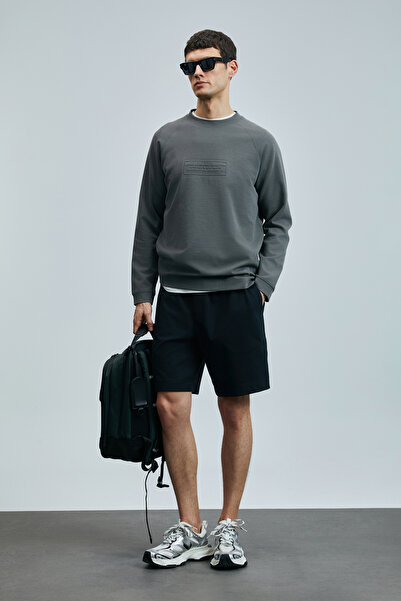 Lufian Lınes Erkek Sweatshirt Yeşil