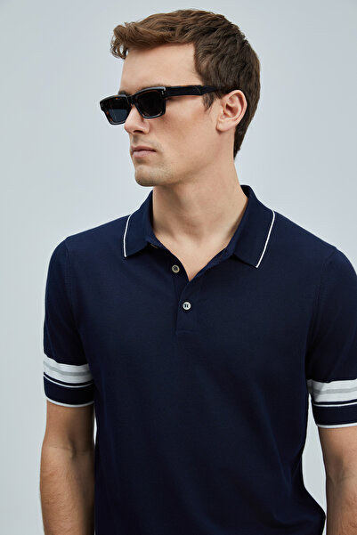 Lufian Noah Erkek Modal Karışımlı Kazak Lacivert