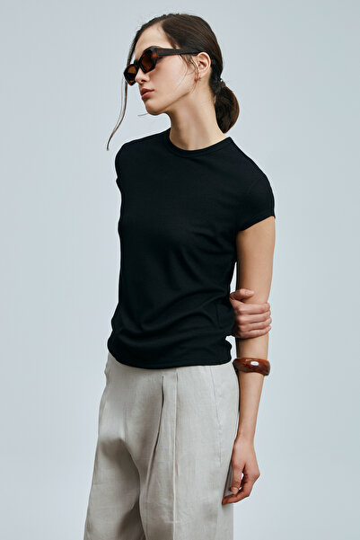 Lufian Γυναικείο T-Shirt Ann Μαύρο