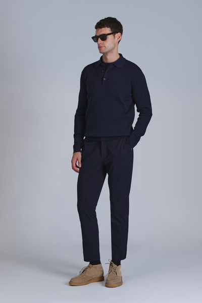 Lufian Luta Spor Erkek Chino Pantolon Slim Fit Lacivert