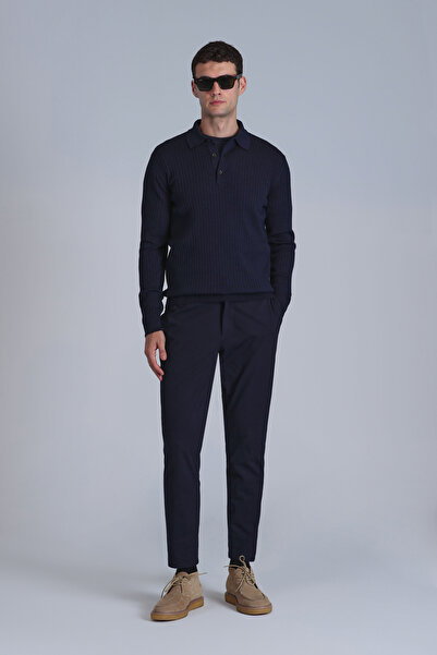 Lufian Luta Spor Erkek Chino Pantolon Slim Fit Lacivert