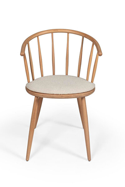 Woodenbend Nicde Ahşap Natural Döşemeli Sandalye