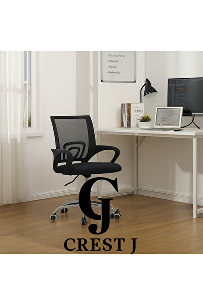 Crestj كرسي مكتب فني من شركة كوزين، كرسي مكتب مريح ومريح بارتفاع قابل للتعديل...