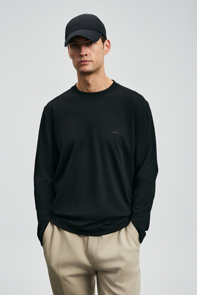 Lufian Victor Men's Long Sleeve T-Shirt Black