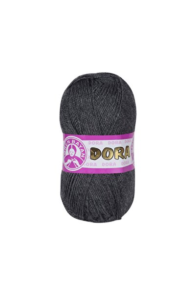 Ören Bayan Ören Dora Örgü İpi - Koyu Gri - 1 Adet - ( Renk Kodu : 009 )