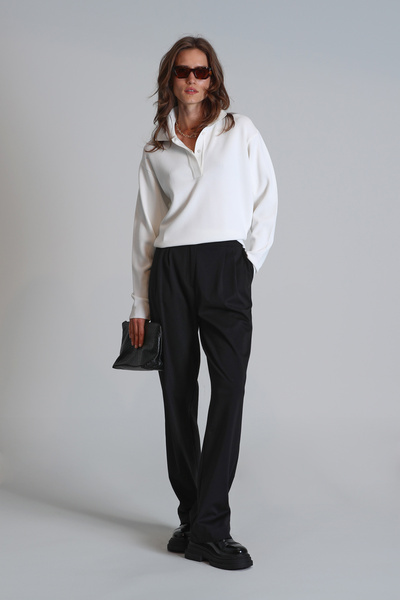 Lufian Tasha Kadın Pantolon Siyah