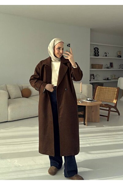 Lady Pixie Premium oversized Παλτό Κασμίρ