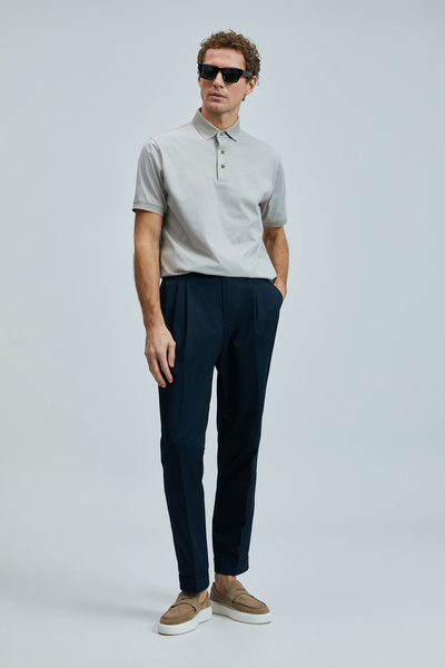 Lufian Ανδρικό μπλουζάκι πόλο Luna Smart μπεζ