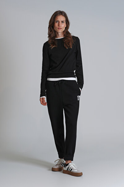 Lufian Γυναικείο T-Shirt Amaya Black Regular Fit