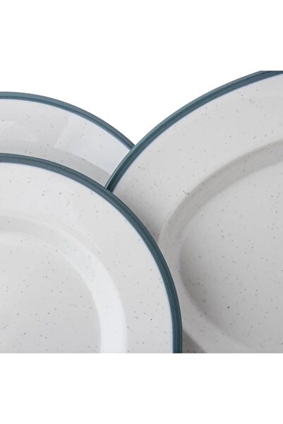 casa rosa 57-piece dining set made of high-quality, microwave-safe melamine