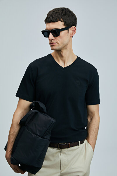 Lufian Tuna Modern Graphic T-Shirt Μαύρο