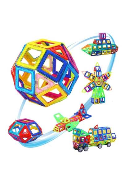 fulina 191 Pieces Colorful Tile Geometric Building Blocks Playset Durable and Sturdy for ages 3 and up
