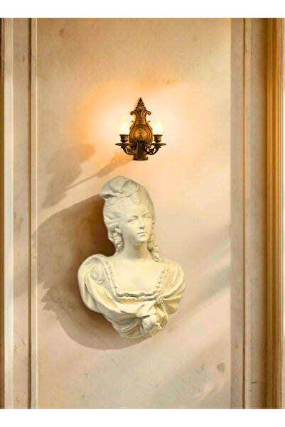 Yaratıcı sanatlar atölyesi Duvar Büstü Duvar Heykeli Dekoratif Asma Büyük Boy Duvar Heykelleri Mitolojik Duvar Büstü 25 CM