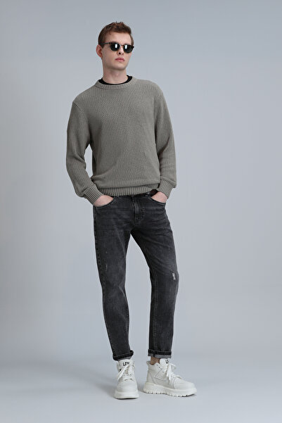 Lufian Duffy Smart Jean Erkek Pantolon Slim Fit Siyah