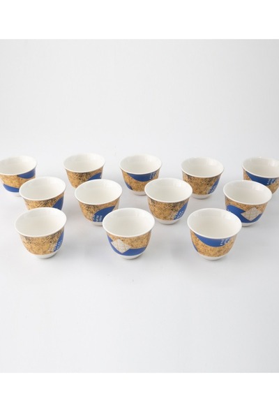 Dania طقم فناجين قهوة سعودية بورسلين 12 قطعة