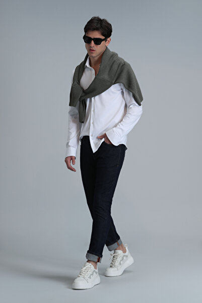 Lufian Jack Smart Jean Erkek Pantolon Slim Fit Mavi