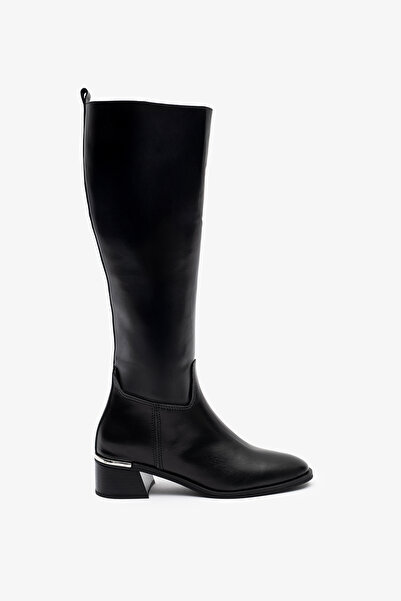 Louis Cardy Mosby Siyah Deri Kadın Çizme