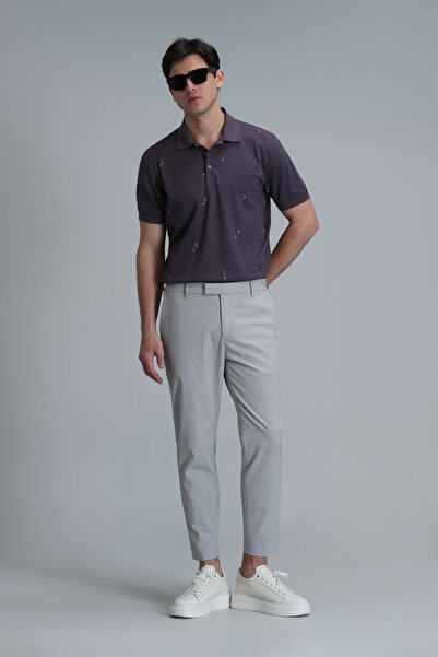 Lufian Pascal Smart Men's Polo T-Shirt Plum