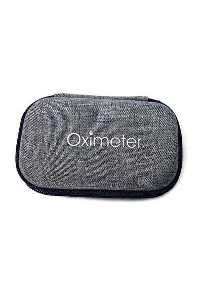 Choice صندوق تخزين JUSTLANG المقوى باللون الرمادي لجهاز قياس الأكسجين بتصميم معقول لحقيبة الأدوات وحقائب الأكياس للتعبئة