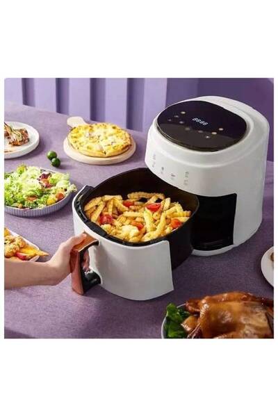 Cyber 8L COOKCHEN Multifunctional Digital Touch Air Fryer 8L 2800W White