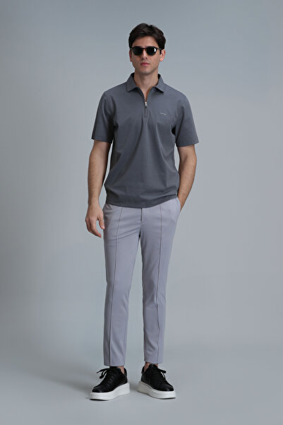 Lufian Men's Gray Polo T-shirt - Robert Smart