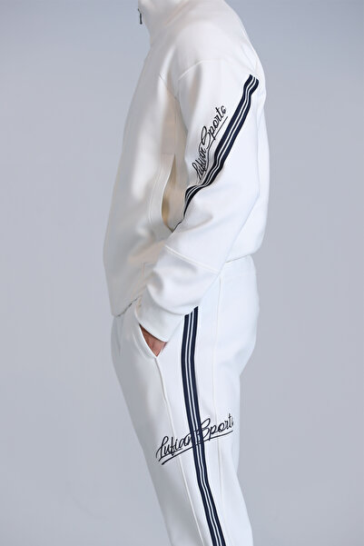 Lufian Μπλούζα Dera Sweatshirt σε λευκό χρώμα