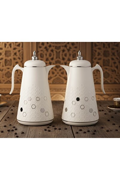 Generic Attractive 1/1 liter coffee and tea refrigerator thermos set with elegant design